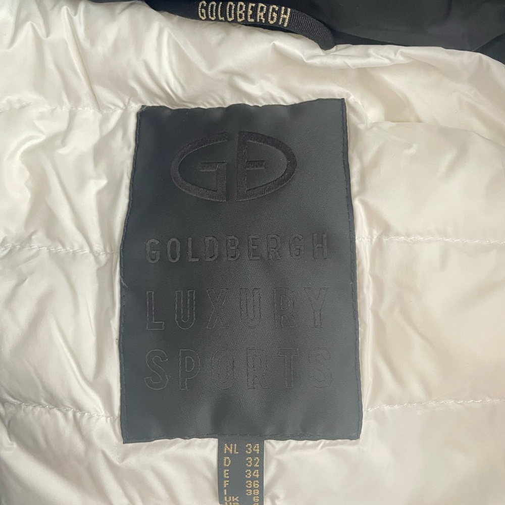 Goldbergh Hida White Ski Jacket with Black Details - Picture 3 of 4